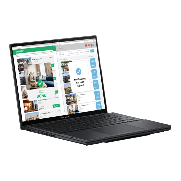 Asus | Zenbook Duo UX8406CA-QL287W | Inkwell Gray | 14" | OLED | Touchscreen | FHD | 1920 x 1200 pixels | Intel Core Ultra 7 | 255H | 16 GB | LPDDR5X | Solid-state drive capacity 1000 GB | Intel Arc Graphics | Windows 11 Home | 802.11be | Bluetooth version 5.4 | Keyboard language US international | Keyboard backlit | Warranty 24 month(s) | Battery warranty 12 month(s)