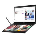 Asus | Zenbook Duo UX8406CA-QL287W | Inkwell Gray | 14" | OLED | Touchscreen | FHD | 1920 x 1200 pixels | Intel Core Ultra 7 | 255H | 16 GB | LPDDR5X | Solid-state drive capacity 1000 GB | Intel Arc Graphics | Windows 11 Home | 802.11be | Bluetooth version 5.4 | Keyboard language US international | Keyboard backlit | Warranty 24 month(s) | Battery warranty 12 month(s)