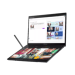 Asus Zenbook Duo UX8406CA-QL358X | Inkwell Gray | 14" | OLED | Touchscreen | FHD | 1920 x 1200 pixels | 60 Hz | Glossy | Intel Core Ultra 7 | 255H | 16 GB | LPDDR5X | Solid-state drive capacity 1000 GB | Intel Arc Graphics | Windows 11 Pro | 802.11be | Bluetooth version 5.4 | Keyboard language US international | Keyboard backlit | Warranty 24 month(s) | Battery warranty 12 month(s)
