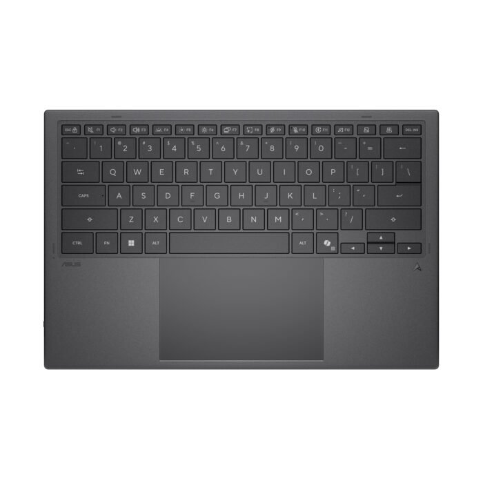 Asus | Zenbook Duo UX8407AA-SN066W | Moher Gray | 14" | OLED | Touchscreen | 2.8K | 2880 x 1800 pixels | 144 Hz | Anti-Reflective | Intel Core Ultra X9 | 378H | 32 GB | LPDDR5X | Solid-state drive capacity 2000 GB | Intel Arc Graphics | Windows 11 Pro | 802.11be | Bluetooth version 5.4 | Keyboard language US international | Keyboard backlit | Warranty 24 month(s) | Battery warranty 12 month(s)