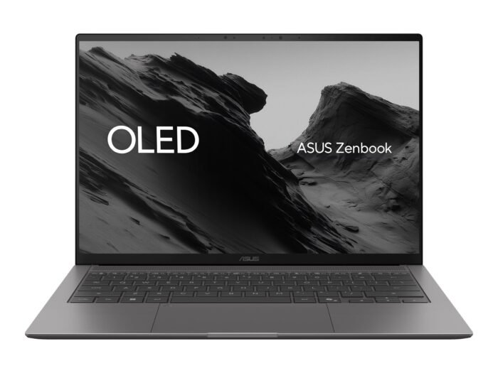 Asus Zenbook S14 UX5406AA-SU272X | Antrim Gray | 14 " | OLED | Touchscreen | 3K | 2880 x 1800 pixels | 120 Hz | Glossy | Intel Core Ultra 9 | 386H | 32 GB | LPDDR5X | Solid-state drive capacity 1000 GB | Intel Graphics | Windows 11 Pro | 802.11be | Bluetooth version 6.0 | Keyboard language US international | Keyboard backlit | Warranty 24 month(s) | Battery warranty 12 month(s)