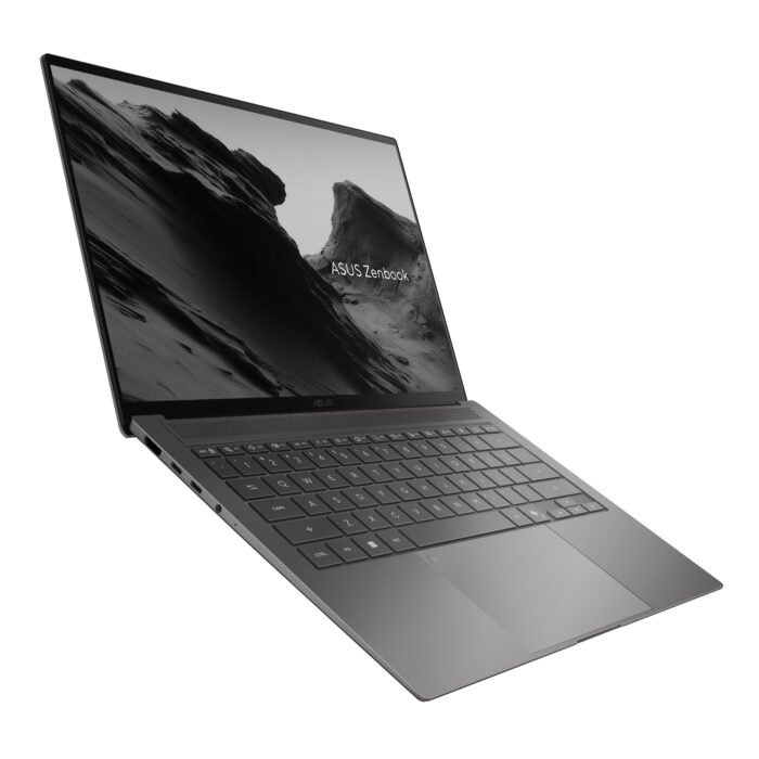 Asus Zenbook S14 UX5406AA-SU272X | Antrim Gray | 14 " | OLED | Touchscreen | 3K | 2880 x 1800 pixels | 120 Hz | Glossy | Intel Core Ultra 9 | 386H | 32 GB | LPDDR5X | Solid-state drive capacity 1000 GB | Intel Graphics | Windows 11 Pro | 802.11be | Bluetooth version 6.0 | Keyboard language US international | Keyboard backlit | Warranty 24 month(s) | Battery warranty 12 month(s)