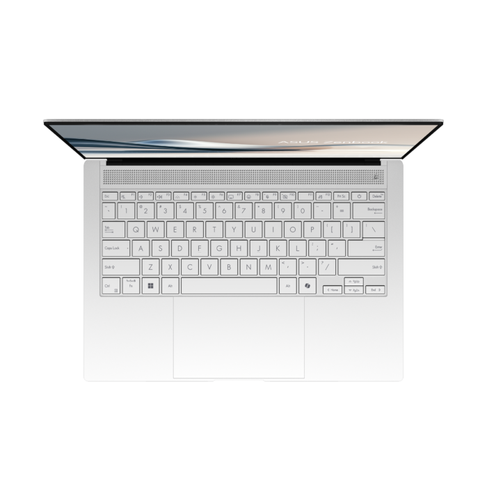 Asus | Zenbook S14 UX5406SA-PV037W | Scandinavian White | 14 " | OLED | 3K | 2880 x 1800 pixels | 120 Hz | Glossy | Intel Core Ultra 5 | 226V | 16 GB | LPDDR5X | Solid-state drive capacity 512 GB | Intel Graphics | Windows 11 Home | 802.11be | Bluetooth version 5.4 | Keyboard language US international | Keyboard backlit | Warranty 24 month(s) | Battery warranty 12 month(s)