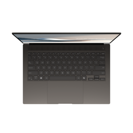 Asus | Zenbook S14 UX5406SA-PV050W | Zumaia Gray | 14 " | OLED | 3K | 2880 x 1800 pixels | 120 Hz | Intel Core Ultra 7 | 258V | 32 GB | LPDDR5X | Solid-state drive capacity 1000 GB | Intel Arc Graphics | Windows 11 Home | 802.11be | Bluetooth version 5.4 | Keyboard language US international | Keyboard backlit | Warranty 24 month(s) | Battery warranty 12 month(s)