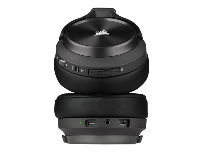 Corsair | High-Fidelity Gaming Headset | VIRTUOSO RGB WIRELESS XT | Wireless/Wired | Over-Ear | Black | Wireless