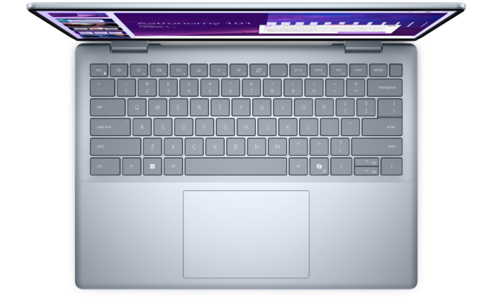 Dell Plus 2-in-1 DB04250 | Ice Blue | 14" | WVA | Touchscreen | FHD+ | 1920 x 1200 pixels | Intel Core Ultra 9 | 288V | 32 GB | LPDDR5X | Solid-state drive capacity 1000 GB | Intel Arc Graphics | Windows 11 Pro | 802.11be | Keyboard language English | Keyboard backlit | Warranty 36 month(s) | Battery warranty 12 month(s)