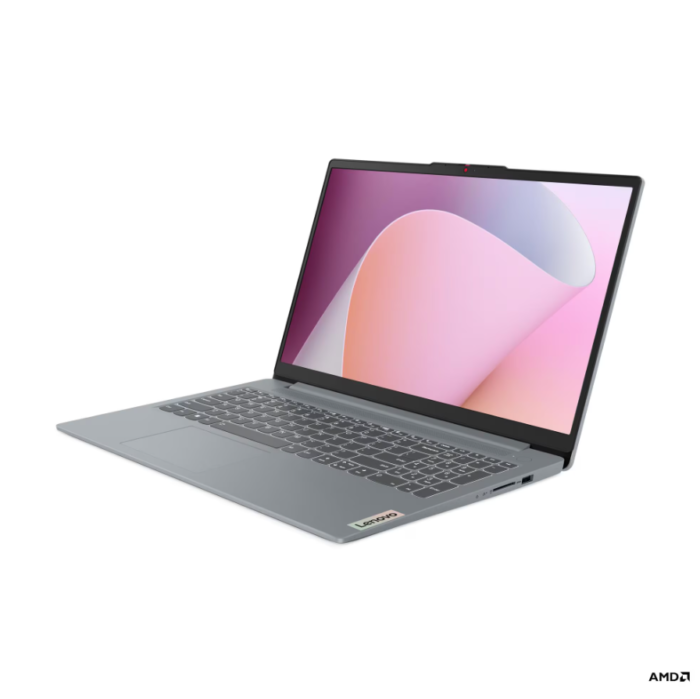 Lenovo IdeaPad Slim 3 15ABR8 AMD | Arctic Grey | 15.6" | IPS | FHD | 1920 x 1080 pixels | Anti-glare | AMD Ryzen 7 | 5825U | 16 GB | Soldered DDR4 | Solid-state drive capacity 512 GB | AMD Radeon Graphics | Windows 11 Home | 802.11ax | Bluetooth version 5.2 | Keyboard language English | Warranty 24 month(s) | Battery warranty 12 month(s)