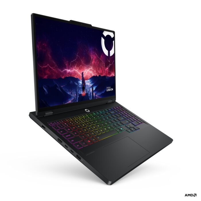 Lenovo Legion Pro 5 16AFR10 | Eclipse Black | 16" | OLED | WQXGA | 2560 x 1600 pixels | 165 Hz | Glossy | AMD Ryzen 9 | 9955HX | 32 (2x16GB) GB | SO-DIMM DDR5 | Solid-state drive capacity 1000 GB | NVIDIA GeForce RTX 5070 | GDDR7 | 8 GB | Windows 11 Home | 802.11be | Bluetooth version 5.4 | Keyboard language US international | Keyboard backlit | Warranty 24 month(s) | Battery warranty 12 month(s)