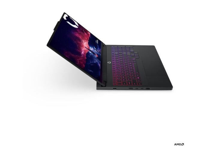 Lenovo Legion Pro 7 16AFR10H AMD | Eclipse Black | 16 " | OLED | WQXGA | 2560 x 1600 pixels | Glossy | AMD Ryzen 9 | 9955HX3D | 32 (2x16GB) GB | SODIMM DDR5 | Solid-state drive capacity 1000 GB | NVIDIA GeForce RTX 5080 | GDDR7 | 16 GB | Windows 11 Home | 802.11be | Bluetooth version 5.4 | Keyboard language English | Keyboard backlit | Warranty 24 month(s) | Battery warranty 12 month(s)