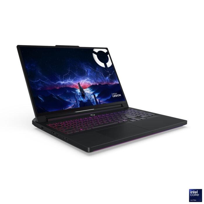 Lenovo Legion Pro 7 16IAX10H | Eclipse Black | 16" | OLED | WQXGA | 2560 x 1600 pixels | Intel Core Ultra 9 | 275HX | 32 GB | CSODIMM DDR5 | Solid-state drive capacity 2x1000 GB | NVIDIA GeForce RTX 5080 | GDDR7 | 16 GB | Windows 11 Home | 802.11be | Bluetooth version 5.4 | Keyboard language English | Keyboard backlit | Warranty 24 month(s) | Battery warranty 12 month(s)