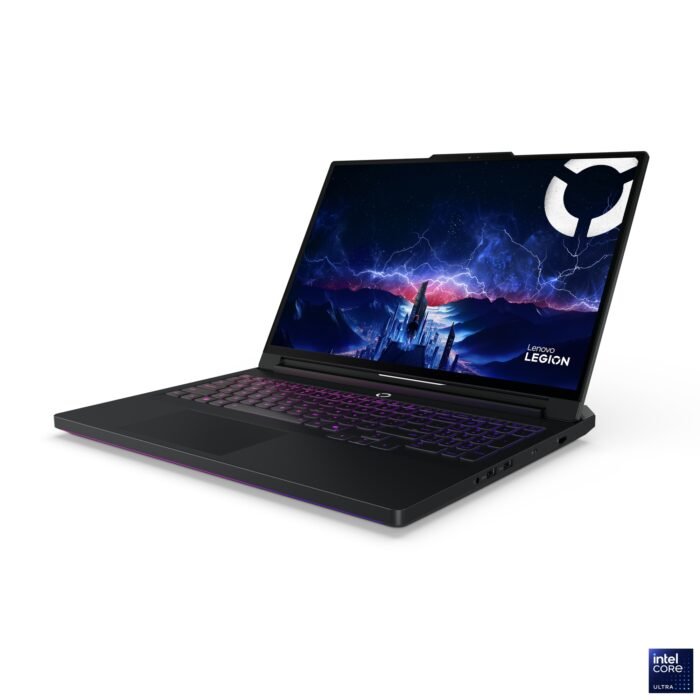 Lenovo Legion Pro 7 16IAX10H | Eclipse Black | 16" | OLED | WQXGA | 2560 x 1600 pixels | Intel Core Ultra 9 | 275HX | 32 GB | CSODIMM DDR5 | Solid-state drive capacity 2x1000 GB | NVIDIA GeForce RTX 5080 | GDDR7 | 16 GB | Windows 11 Home | 802.11be | Bluetooth version 5.4 | Keyboard language English | Keyboard backlit | Warranty 24 month(s) | Battery warranty 12 month(s)