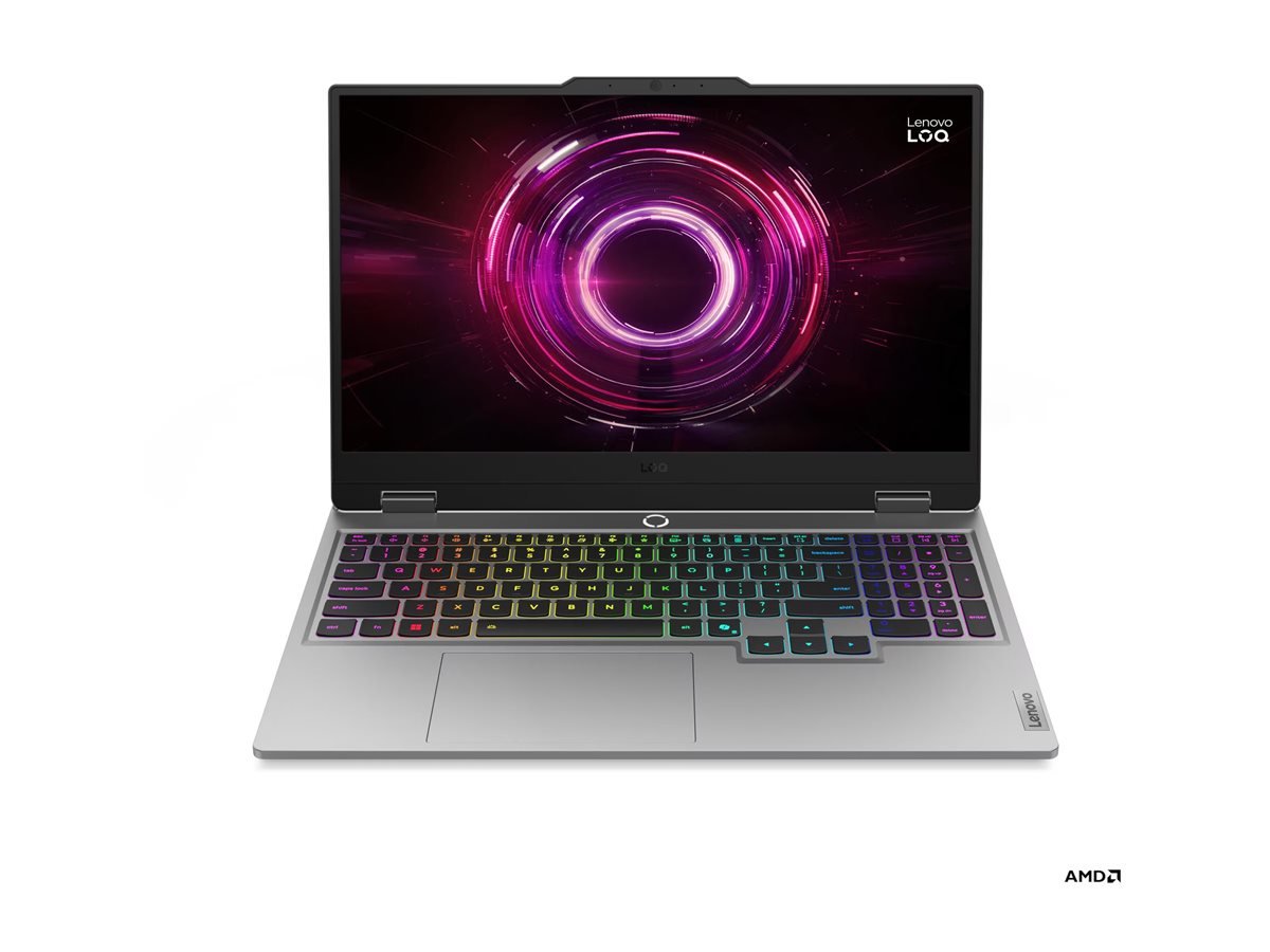 Lenovo LOQ 15AHP10 | Luna Grey | 15.6" | IPS | FHD | 1920 x 1080 pixels | Anti-glare | AMD Ryzen 7 | 250 | 16 GB | SODIMM DDR5 | Solid-state drive capacity 1000 GB | NVIDIA GeForce RTX 5060 | GDDR7 | 8 GB | Windows 11 Home | 802.11ax | Bluetooth version 5.3 | Keyboard language English | Keyboard backlit | Warranty 24 month(s) | Battery warranty 12 month(s) Lenovo LOQ 15AHP10 | Luna Grey | 15.6" | IPS | FHD | 1920 x 1080 pixels | Anti-glare | AMD Ryzen 7 | 250 | 16 GB | SODIMM DDR5 | Solid-state drive capacity 1000 GB | NVIDIA GeForce RTX 5060 | GDDR7 | 8 GB | Windows 11 Home | 802.11ax | Bluetooth version 5.3 | Keyboard language English | Keyboard backlit | Warranty 24 month(s) | Battery warranty 12 month(s)