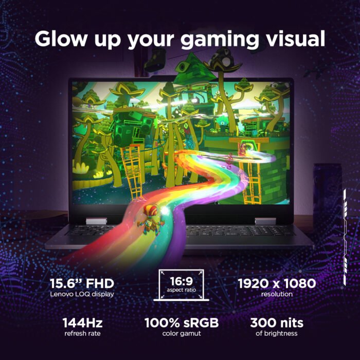 Lenovo LOQ 15IRX10 | Luna Grey | 15.6 " | IPS | FHD | 1920 x 1080 pixels | Anti-glare | Intel Core i5 | i5-13450HX | 16 GB | SO-DIMM DDR5 | Solid-state drive capacity 1000 GB | NVIDIA GeForce RTX 5060 | GDDR7 | 8 GB | Windows 11 Home | 802.11ax | Bluetooth version 5.2 | Keyboard language English | Keyboard backlit | Warranty 24 month(s) | Battery warranty 12 month(s)