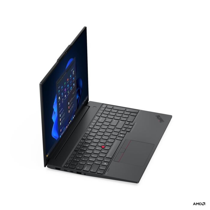 Lenovo ThinkPad E16 G3 AMD | Black | 16" | IPS | WUXGA | 1920 x 1200 pixels | Anti-glare | AMD Ryzen 5 | 230 | 16 GB | SO-DIMM DDR5 | Solid-state drive capacity 512 GB | AMD Radeon 760M Graphics | Windows 11 Pro | 802.11ax | Bluetooth version 5.3 | Keyboard language English | Keyboard backlit | Warranty 36 month(s) | Battery warranty 12 month(s)