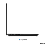 Lenovo ThinkPad T14 G7 AMD | Black | 14" | IPS | WUXGA | 1920 x 1200 pixels | Anti-glare | AMD Ryzen AI 5 PRO | 440 | 16 GB | SODIMM DDR5 | Solid-state drive capacity 512 GB | AMD Radeon 840M Graphics | Windows 11 Pro | 802.11be | Bluetooth version 5.4 | Keyboard language English | Keyboard backlit | Warranty 36 month(s) | Battery warranty 12 month(s)