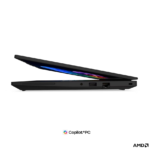 Lenovo ThinkPad T14 G7 AMD | Black | 14" | IPS | WUXGA | 1920 x 1200 pixels | Anti-glare | AMD Ryzen AI 5 PRO | 440 | 16 GB | SODIMM DDR5 | Solid-state drive capacity 512 GB | AMD Radeon 840M Graphics | Windows 11 Pro | 802.11be | Bluetooth version 5.4 | Keyboard language Nordic | Keyboard backlit | Warranty 36 month(s) | Battery warranty 12 month(s)