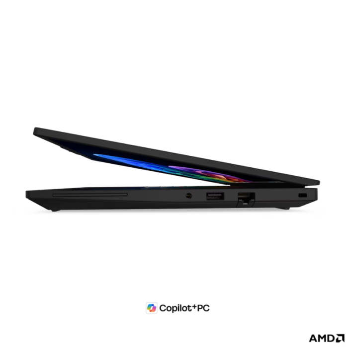 Lenovo ThinkPad T14 G7 AMD | Black | 14" | IPS | WUXGA | 1920 x 1200 pixels | Anti-glare | AMD Ryzen AI 5 PRO | 440 | 16 GB | SODIMM DDR5 | Solid-state drive capacity 512 GB | AMD Radeon 840M Graphics | Windows 11 Pro | 802.11be | Bluetooth version 5.4 | Keyboard language Nordic | Keyboard backlit | Warranty 36 month(s) | Battery warranty 12 month(s)