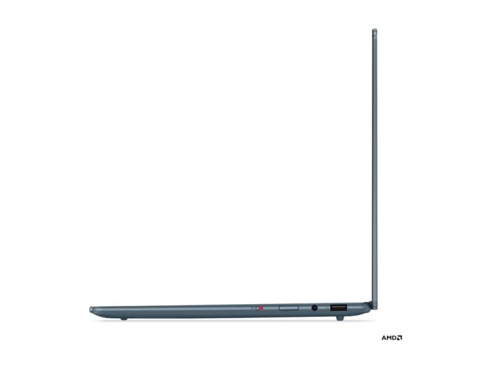 Lenovo Yoga Slim 7 14AKP10 AMD | Tidal Teal | 14" | OLED | WUXGA | 1920 x 1200 pixels | Glossy | AMD Ryzen AI 5 | 340 | 16 GB | Soldered LPDDR5 | Solid-state drive capacity 512 GB | AMD Radeon 840M Graphics | Windows 11 Home | 802.11be | Bluetooth version 5.4 | Keyboard language English | Keyboard backlit | Warranty 24 month(s) | Battery warranty 12 month(s)