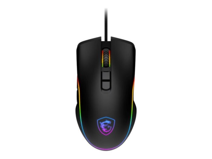 MSI FORGE GM300 Gaming Mouse, optical, wired, 7200 DPI, USB 2.0, Black