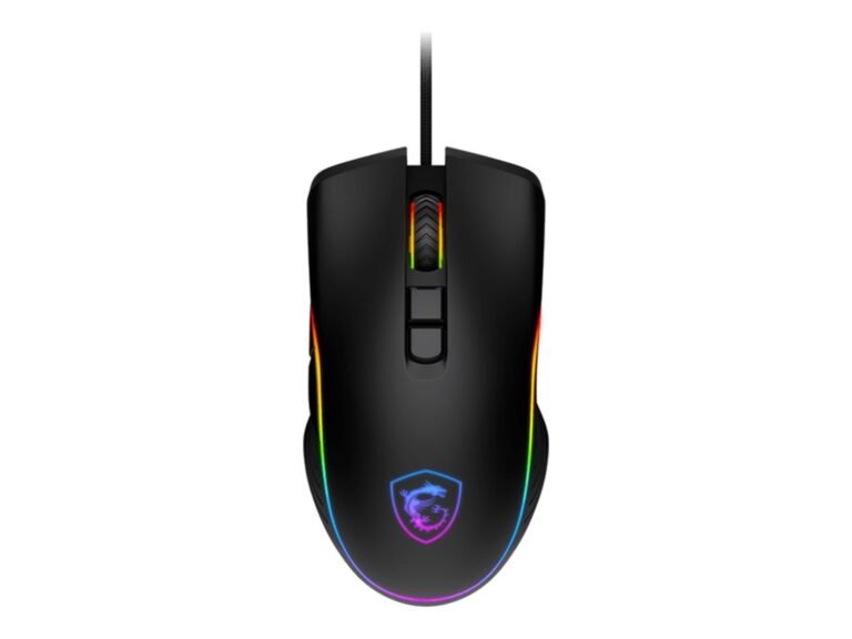 MSI FORGE GM300 Gaming Mouse, optical, wired, 7200 DPI, USB 2.0, Black