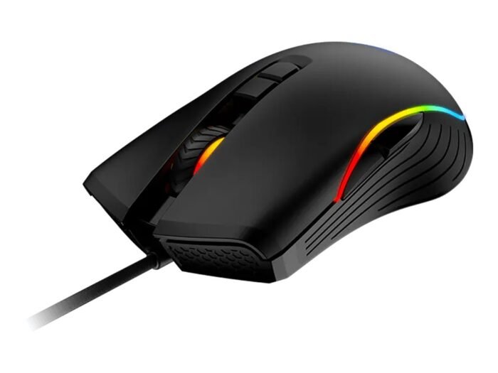 MSI FORGE GM300 Gaming Mouse, optical, wired, 7200 DPI, USB 2.0, Black