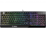 MSI Vigor GK30 Gaming Keyboard, Wired, RGB, US, Black