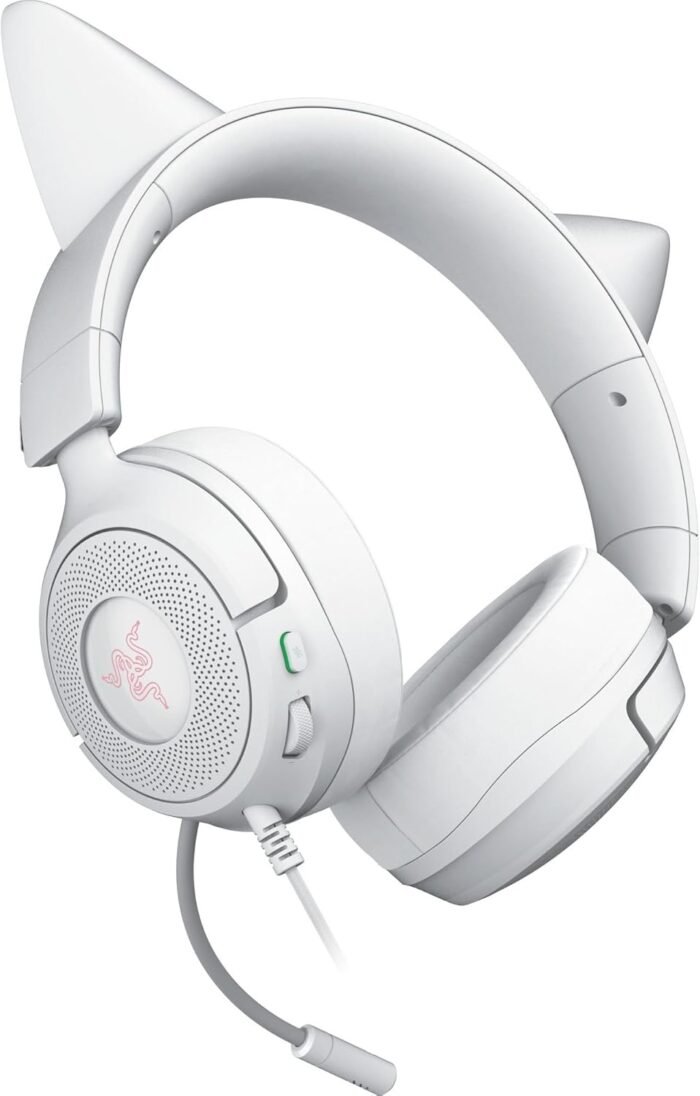 Razer Gaming Headset | Kraken Kitty V3 X | Wired | Over-Ear | Microphone | White