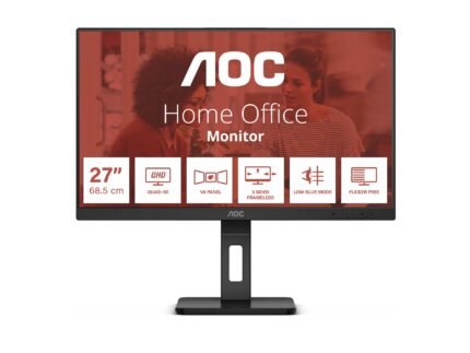 AOC | Monitor | Q27E3UMF | 27" | VA | QHD | 16:9 | 75 Hz | 2560 x 1440 | 300 cd/m² | HDMI ports quantity 1 | Black