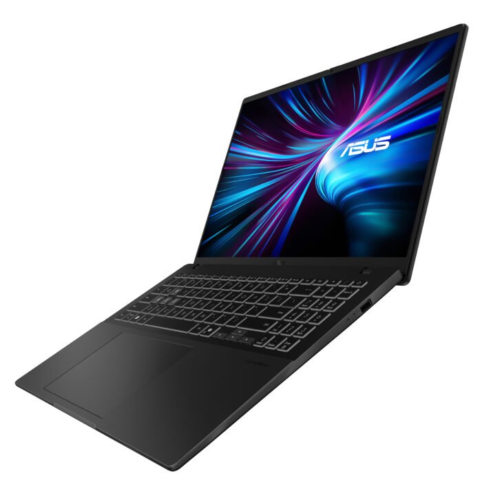 Asus | V16 V3607VM-TK184W | Matte Black | 16" | WUXGA | 1920 x 1200 pixels | Anti-glare | Intel Core 5 | 210H | 16 GB | DDR5 | Solid-state drive capacity 1000 GB | NVIDIA GeForce RTX 5060 | GDDR7 | 8 GB | Windows 11 Home | 802.11ax | Bluetooth version 5.3 | Keyboard language US international | Keyboard backlit | Warranty 24 month(s) | Battery warranty 12 month(s)