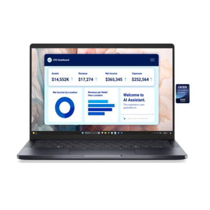 Dell Pro Premium 14 PA14250 | 14" | FHD+ | Anti-glare | Intel Core Ultra 7 | 268V | 32 GB | LPDDR5x | Solid-state drive capacity 512 GB | Intel Arc Graphics | Windows 11 Pro | Bluetooth version 5.4 | Keyboard language English | Keyboard backlit | Warranty 36 month(s) | Battery warranty 12 month(s)