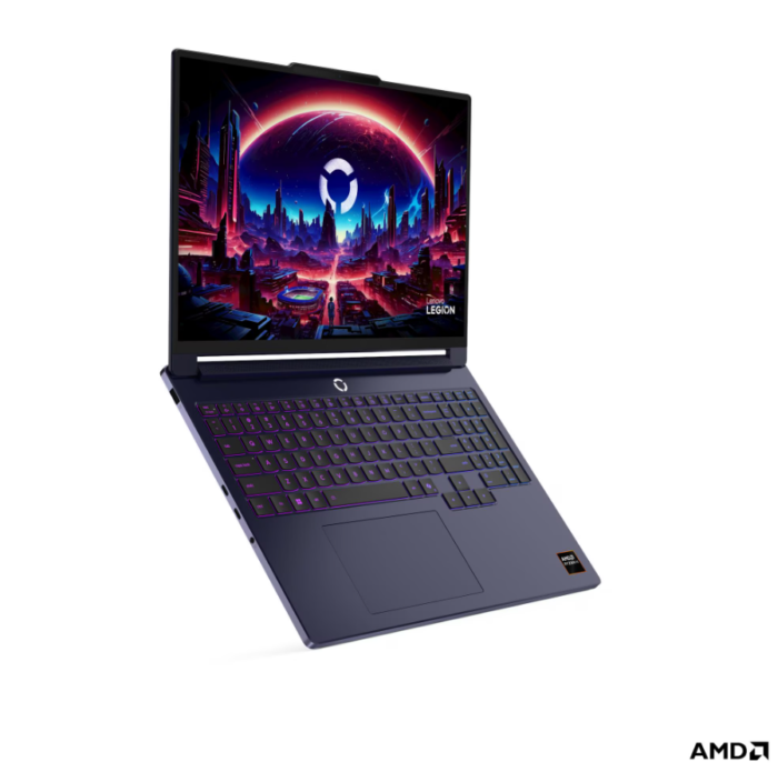 Lenovo Legion 7 16AGP11 AMD | Nebula | 16" | OLED | WQXGA | 2560 x 1600 pixels | Glossy | AMD Ryzen AI 7 | 450 | 32 GB | Soldered LPDDR5X | Solid-state drive capacity 1000 GB | NVIDIA GeForce RTX 5060 | GDDR7 | 8 GB | Windows 11 Home | 802.11be | Bluetooth version 5.4 | Keyboard language English | Keyboard backlit | Warranty 24 month(s) | Battery warranty 12 month(s)