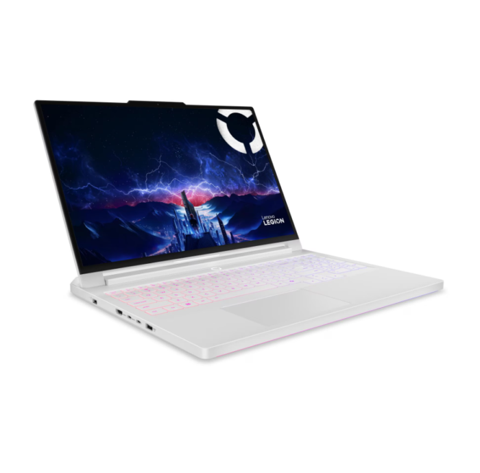 Lenovo Legion Pro 7 16IAX10H Intel | Glacier White | 16" | OLED | WQXGA | 2560 x 1600 pixels | Glossy | Intel Core Ultra 9 | 290HX Plus | 64 (2x32GB) GB | CSODIMM DDR5 | Solid-state drive capacity 2000 GB | NVIDIA GeForce RTX 5090 | GDDR7 | 24 GB | Windows 11 Home | 802.11be | Bluetooth version 5.4 | Keyboard language Nordic | Keyboard backlit | Warranty 24 month(s) | Battery warranty 12 month(s)