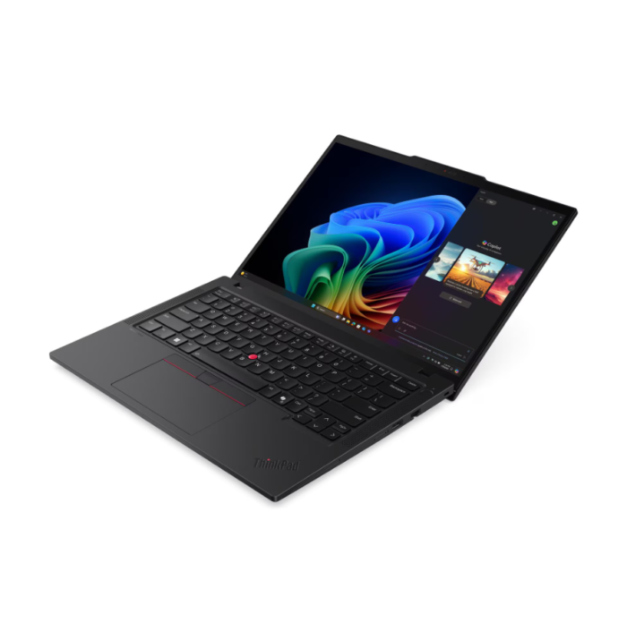 Lenovo ThinkPad T14 G6 Intel | Black | 14" | IPS | WUXGA | 1920 x 1200 pixels | Anti-glare | Intel Core Ultra 7 | 258V | 32 GB | Soldered LPDDR5X | Solid-state drive capacity 512 GB | Intel Arc Graphics 140V | Windows 11 Pro | 802.11be | Bluetooth version 5.4 | 5G Upgradable | Keyboard language Nordic | Keyboard backlit | Warranty 36 month(s) | Battery warranty 12 month(s)