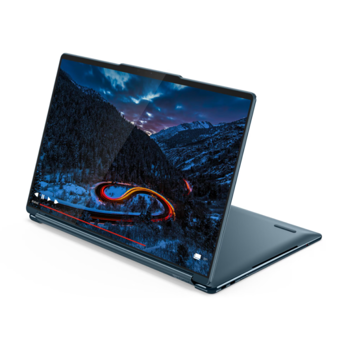 Lenovo Yoga Book 9 14IAH10 Intel | Tidal Teal | 2x14" | OLED | Touchscreen | 2.8K WQXGA+ | 2880 x 1800 pixels | Intel Core Ultra 7 | 255H | 32 GB | Soldered LPDDR5X | Solid-state drive capacity 1000 GB | Intel Arc 140T GPU | Windows 11 Home | 802.11be | Bluetooth version 5.4 | Keyboard language English | Keyboard backlit | Warranty 24 month(s) | Battery warranty 12 month(s)