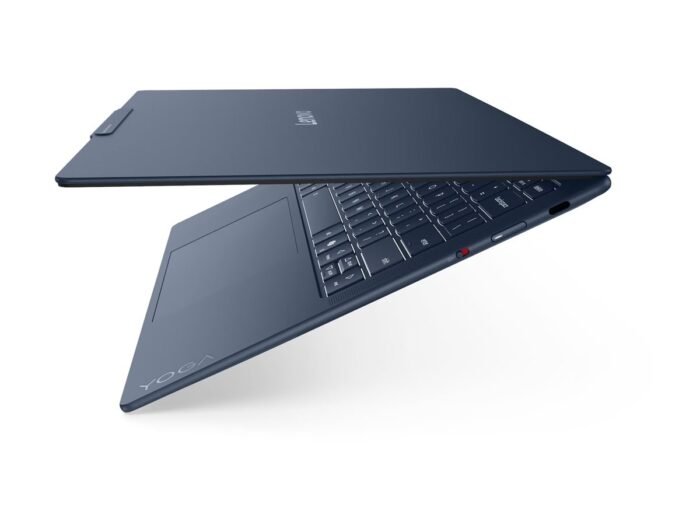 Lenovo Yoga Slim 7 14Q8Y11 Snapdragon | Cosmic Blue | 14" | OLED | WUXGA | 1920 x 1200 pixels | Glossy | Snapdragon X2 Plus | X2P-42-100 | 16 GB | Soldered LPDDR5X | Solid-state drive capacity 512 GB | Qualcomm Adreno GPU | Windows 11 Home | 802.11be | Bluetooth version 5.4 | Keyboard language English | Keyboard backlit | Warranty 24 month(s) | Battery warranty 12 month(s)