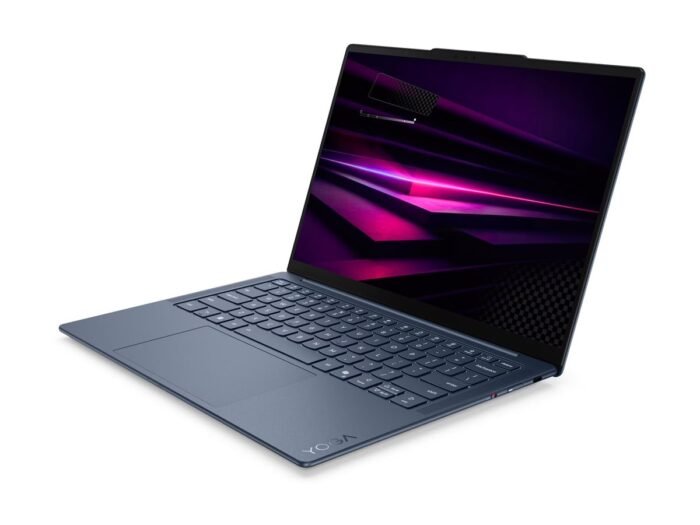 Lenovo Yoga Slim 7 14Q8Y11 Snapdragon | Cosmic Blue | 14" | OLED | WUXGA | 1920 x 1200 pixels | Glossy | Snapdragon X2 Plus | X2P-42-100 | 16 GB | Soldered LPDDR5X | Solid-state drive capacity 512 GB | Qualcomm Adreno GPU | Windows 11 Home | 802.11be | Bluetooth version 5.4 | Keyboard language English | Keyboard backlit | Warranty 24 month(s) | Battery warranty 12 month(s)