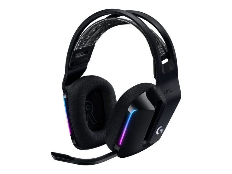 Logitech | Gaming Headset | G G733 | Wireless | Over-Ear | Black | Noise canceling | Wireless