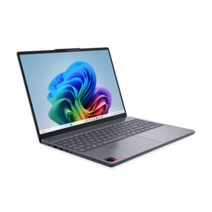Lenovo IdeaPad Slim 3 15Q8X10 | Luna Grey | 15.3" | IPS | WUXGA | 1920 x 1200 pixels | Anti-glare | Snapdragon X | X1-26-100 | 16 GB | Soldered LPDDR5X | Solid-state drive capacity 512 GB | Qualcomm Adreno GPU | Windows 11 Home | 802.11ax | Bluetooth version 5.3 | Keyboard language English | Warranty 24 month(s) | Battery warranty 12 month(s)