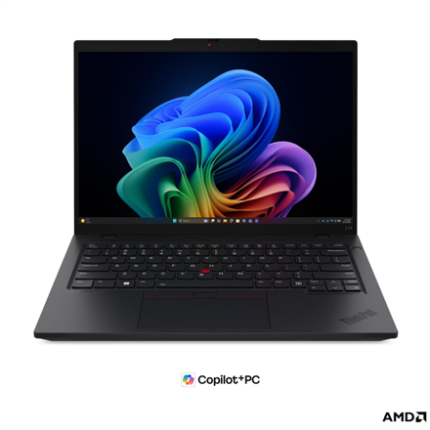 Lenovo ThinkPad L14 G7 AMD | Black | 14" | IPS | WUXGA | 1920 x 1200 pixels | Anti-glare | AMD Ryzen AI 7 | 445 | 24 GB | SODIMM DDR5 | Solid-state drive capacity 512 GB | AMD Radeon 840M Graphics | Windows 11 Pro | 802.11be | Bluetooth version 5.4 | 4G upgradable | Keyboard language Nordic | Keyboard backlit | Warranty 36 month(s) | Battery warranty 12 month(s)