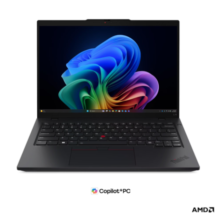 Lenovo ThinkPad L14 G7 AMD | Black | 14" | IPS | WUXGA | 1920 x 1200 pixels | Anti-glare | AMD Ryzen AI 7 | 445 | 24 GB | SODIMM DDR5 | Solid-state drive capacity 512 GB | AMD Radeon 840M Graphics | Windows 11 Pro | 802.11be | Bluetooth version 5.4 | 4G upgradable | Keyboard language Nordic | Keyboard backlit | Warranty 36 month(s) | Battery warranty 12 month(s)