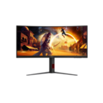 AOC | CU34G4 | 34" | Fast VA | UWQHD | 21:9 | 180 Hz | 1 ms | 3440 x 1440 pixels | 300 cd/m² | HDMI ports quantity 2 | Black