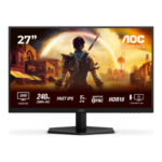 AOC | Q27G42ZE | 27" | IPS | QHD | 16:9 | 260 Hz | 1 ms | 2560 x 1440 pixels | 300 cd/m² | HDMI ports quantity 1 | Black