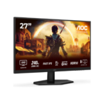AOC | Q27G42ZE | 27" | IPS | QHD | 16:9 | 260 Hz | 1 ms | 2560 x 1440 pixels | 300 cd/m² | HDMI ports quantity 1 | Black