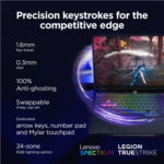 Lenovo Legion Pro 5 16IAX10 | Eclipse Black | 16" | OLED | WQXGA | 2560 x 1600 pixels | Glossy | Intel Core Ultra 7 | 255HX | 32 (2x16) GB | SO-DIMM DDR5 | Solid-state drive capacity 1000 GB | NVIDIA GeForce RTX 5070 | GDDR7 | 8 GB | Windows 11 Home | 802.11be | Bluetooth version 5.4 | Keyboard language Nordic | Keyboard backlit | Warranty 24 month(s) | Battery warranty 12 month(s)
