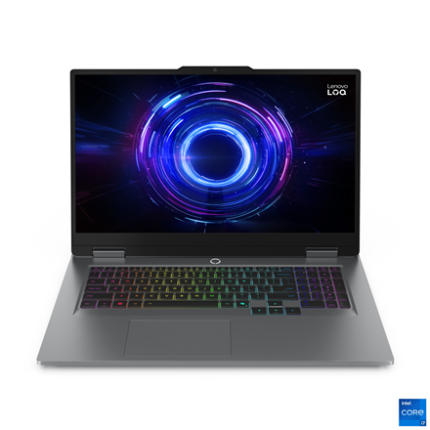 Lenovo LOQ 17IRX10 | Luna Grey | 17.3" | IPS | FHD | 1920 x 1080 pixels | Anti-glare | Intel Core i5 | i5-13450HX | 16 GB | SO-DIMM DDR5 | Solid-state drive capacity 1000 GB | NVIDIA GeForce RTX 5050 | GDDR7 | 8 GB | Windows 11 Home | 802.11ax | Bluetooth version 5.2 | Keyboard language English | Keyboard backlit | Warranty 24 months | Battery warranty 12 months